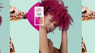 TUTO APPLICATION MASQUE COLOR FRESH  PINK  WELLA PROFESSIONALS [upl. by Nnylyoj]