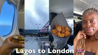 Travel with me to the UK  Travel Vlog  Lagos🇳🇬 to London 🇬🇧 [upl. by Betthezel]