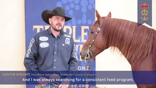 Top Reined Cow Horse Competitors Count on Triple Crown Feed [upl. by Tennes271]