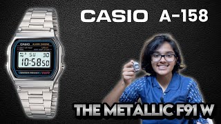 CASIO A158 l The Metallic F91W [upl. by Ruelle]