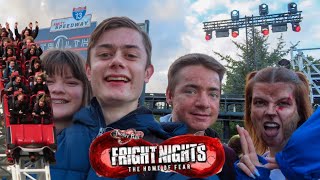 Thorpe Park FRIGHT NIGHTS 2023 Vlog [upl. by Combes700]