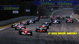 F1 2006 TV 18futam  Interlagos Futam [upl. by Aniehs]