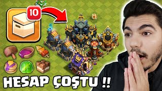 TÜM SANDIK ÖĞELERİNİ KULLANDIM  HESAP COŞTU   Clash Of Clans [upl. by Aicilif358]