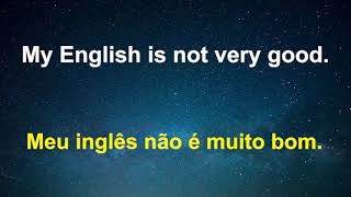 Aprender Inglês Dormindo 130 Frases essenciais em inglês americano áudio em inglês português [upl. by Nehepts]