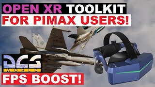 NEW DCS WORLD OPENXR SETUP GUIDE NO MORE STEAM VR FOR PIMAX 8KX REVERB G2 QUEST 2 USERS [upl. by Jat345]