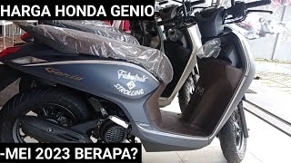 Harga Honda Genio CBS amp CBS ISS Mei 2023 hondagenio geniocbs geniocbsiss genio honda harga [upl. by Atsok]