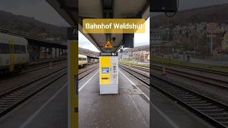 Bahnhof Waldshut BadenWürttemberg Deutschland 2022  shorts [upl. by Rikahs]