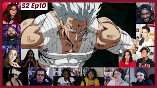 One Punch Man Season 2 Episode 10 Reaction Mashup  ワンパンマン Episode 22 [upl. by Eustashe]