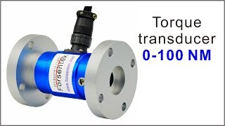 Torque transducer thruhole torque load cell 0100 NM [upl. by Carbo425]