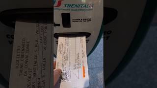 Trenitalia how to validate stamp a train ticket in Italy [upl. by Narcho1]