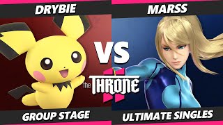 The Throne 2  Marss ZSS Vs drybie Pichu Smash Ultimate  SSBU [upl. by Enidualc]