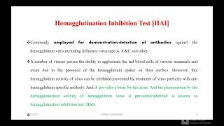 Hemagglutination And Hemagglutination Inhibition Test [upl. by Yerga]