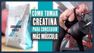 👉🏻 Cómo TOMAR CREATINA para AUMENTAR MASA MUSCULAR 💪🏻 [upl. by Debby]