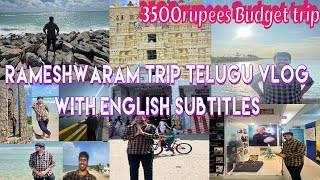 quotRameshwaram amp Dhanushkodi Complete Telugu Travel Vlog  Spiritual Sites with English Subtitles [upl. by Trevorr663]