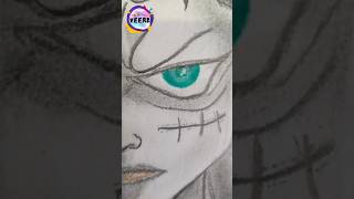 Zoro Pencil Drawing  Anime Lovers shorts anime pencildrawing [upl. by Notgnillew]