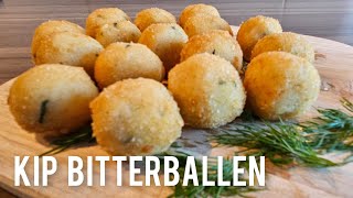 🇸🇷 Surinaamse Kip Bitterballen receptSurinamese chicken balls snacks [upl. by Jarus395]