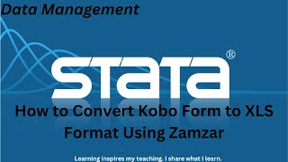 4 How to Convert Kobo Form to XLS Format Using Zamzar [upl. by Datha999]