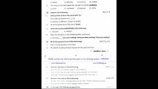 9th English 2nd Mid Term Test 2022 Original Question Paper Dindigul District [upl. by Lemmueu724]