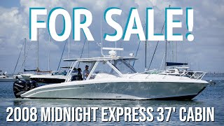 2008 Midnight Express 37 Cabin  SOLD [upl. by Norabel]