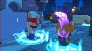 Mario  Rabbids Kingdom Battle Playthrough Part 22 EXTRA 11  Spooky Trails Coop Challenges [upl. by Sirroned]