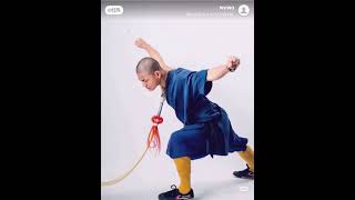 秋风 少林寺第34代武僧 法名延珩 银枪刺喉 kungfu 少林寺 秋风 [upl. by Akcemat7]