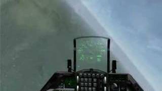 1v1 Dogfight F16 vs Mig29S Open Falcon 45 [upl. by Ardnahcal454]