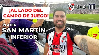 Ver un partido PEGADO al CAMPO DE JUEGO del Monumental  River 1 vs Talleres 0 [upl. by Eiba]