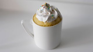 Vanilla Mug Cake Recipe [upl. by Longfellow75]