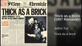 JETHRO TULL  THICK AS A BRICK Pt1amp2  FULL ALBUM HD [upl. by Aivilys]