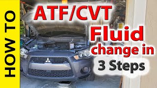 How to Change Automatic Transmission Fluid in Mitsubishi Outlander [upl. by Nadiya]