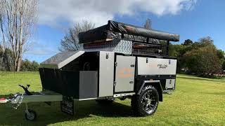 2021 Eaglehawk Rooftop Camper Trailer walk around [upl. by Gayel]