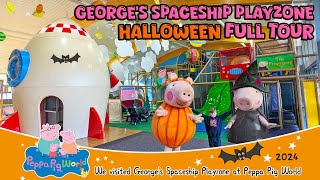 Explore Georges Spaceship Play Zone at Halloween in Peppa Pig World Oct 2024 4K [upl. by Malvino154]