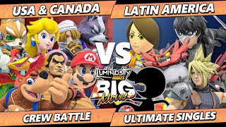 Luminosity Makes Big Moves 2024 CREW BATTLE  USA Vs Latin America  Smash Ultimate SSBU [upl. by Ardnahs]