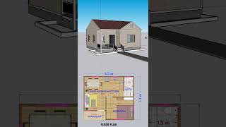 Beautiful Small House Design And Plan tinyhouse shorts [upl. by Tertia238]