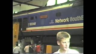 Plymouth Laira Depot Open Day Locos on display 15th September 1991 [upl. by Ettennor]