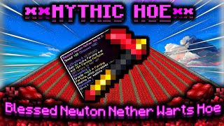 Maxing Out The ULTIMATE NETHER WARTS HOE In Hypixel Skyblock [upl. by Kerat]