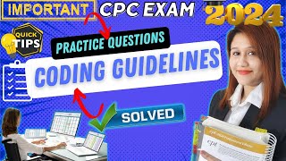 MustKnow Coding Guidelines for CPC Exam Preparation [upl. by Gnouc]