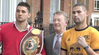 EXCLUSIVE NATHAN CLEVERLY amp TONY BELLEW HEADTOHEAD  iFILM LONDON [upl. by Ruddy]