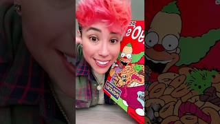 PROBÉ el CEREAL PROHIBIDO de KRUSTY EL PAYASO😱🤡 [upl. by Odetta]