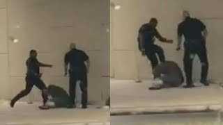 Lakeland police reviewing video showing officer kicking suspect [upl. by Teahan]