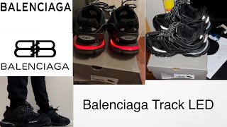 Balenciaga Track LED sneaker review [upl. by Schoening]