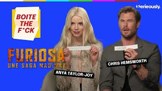 🤯 FURIOSA  Anya TaylorJoy et Chris Hemsworth répondent aux théories des fans [upl. by Omsoc]