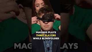 Magnus Carlsen PLAYS AGAINST 3 PEOPLE While BLINDFOLDED and He PREMOVES THE CHECKMATE [upl. by Mutat101]