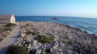 Punta Planka Croatia  Live panorama view [upl. by Oderfigis]