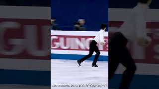 JunhwanCHA 차준환 4CC 2024 SP 가면무도회 쿼드살코 shorts [upl. by Ramed177]