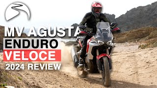 New 2024 MV Agusta Enduro Veloce  Review  Does MVs first adventure bike stack up [upl. by Nho]