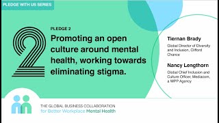 Pledge With Us Webinar Eliminating Workplace Mental Health Stigma [upl. by Boulanger]