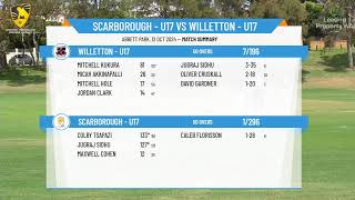 Scarborough  U17 v Willetton  U17 [upl. by Arul]