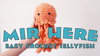 🪼 Easy Crochet Jellyfish Tutorial 🪼 [upl. by Winnifred]