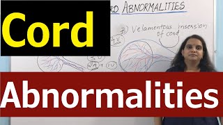 Umbilical Cord Abnormalities 🚺 Morphological variation of Cord 🚺 Nursing Lecture [upl. by Hylan]